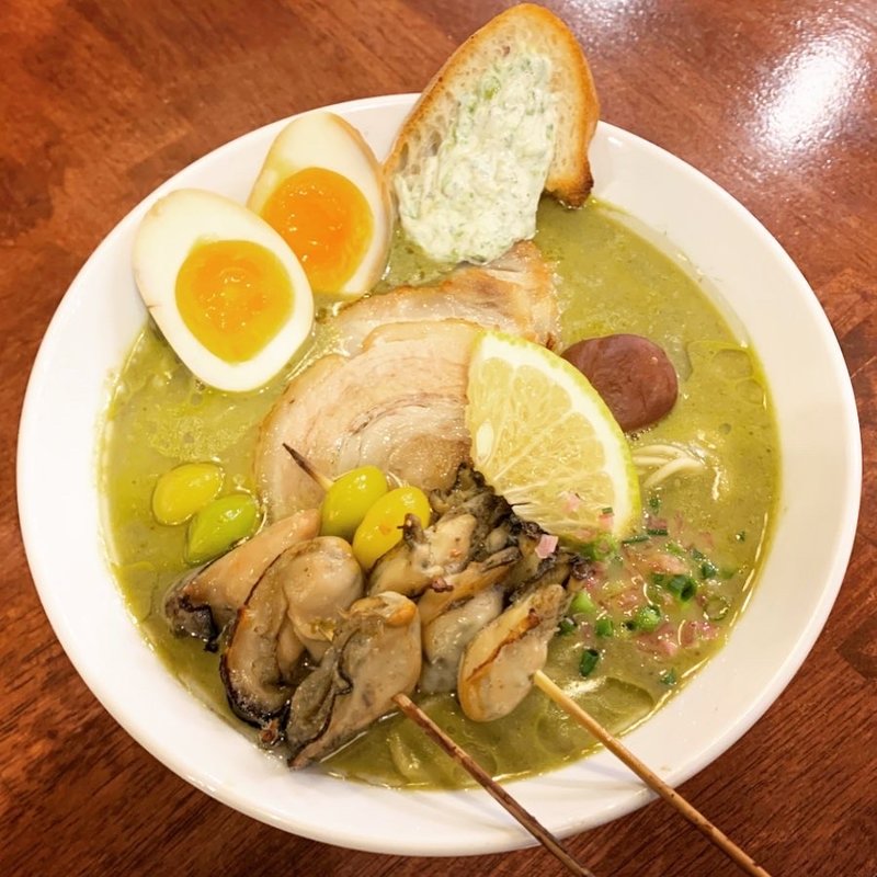 限定 カキらーめん(海老丸らーめん)