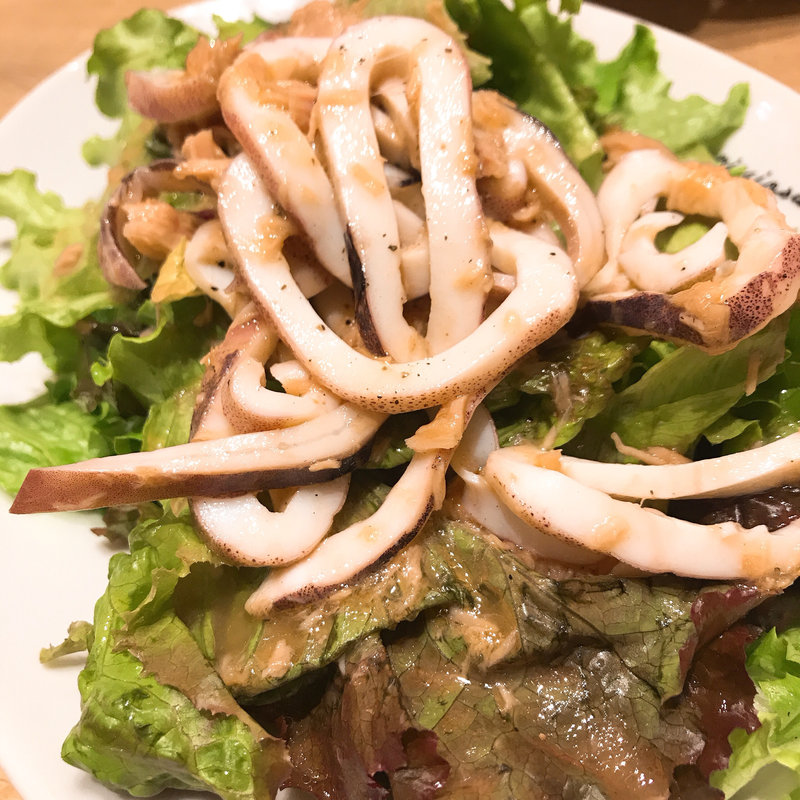 イカとツナのサラダ(カプリチョーザ さいたま新都心店)