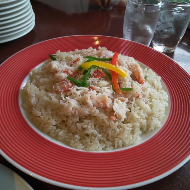 カニピラフ(シーフードレストランメヒコ いわきフラミンゴ館)