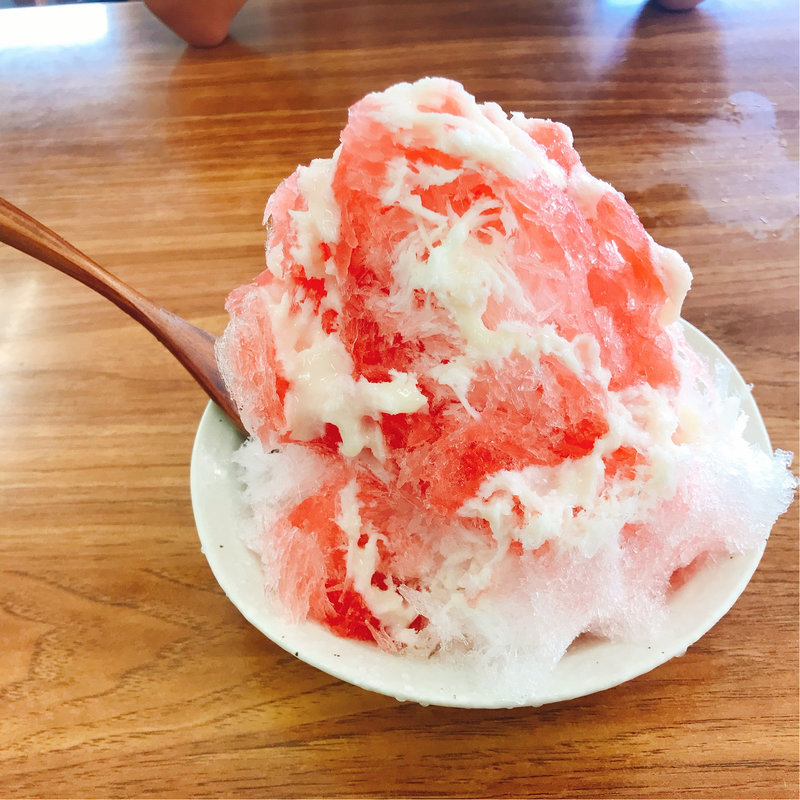 とちおとめミルク(竜王峡食堂 （りゅうおうきょうしょくどう）)