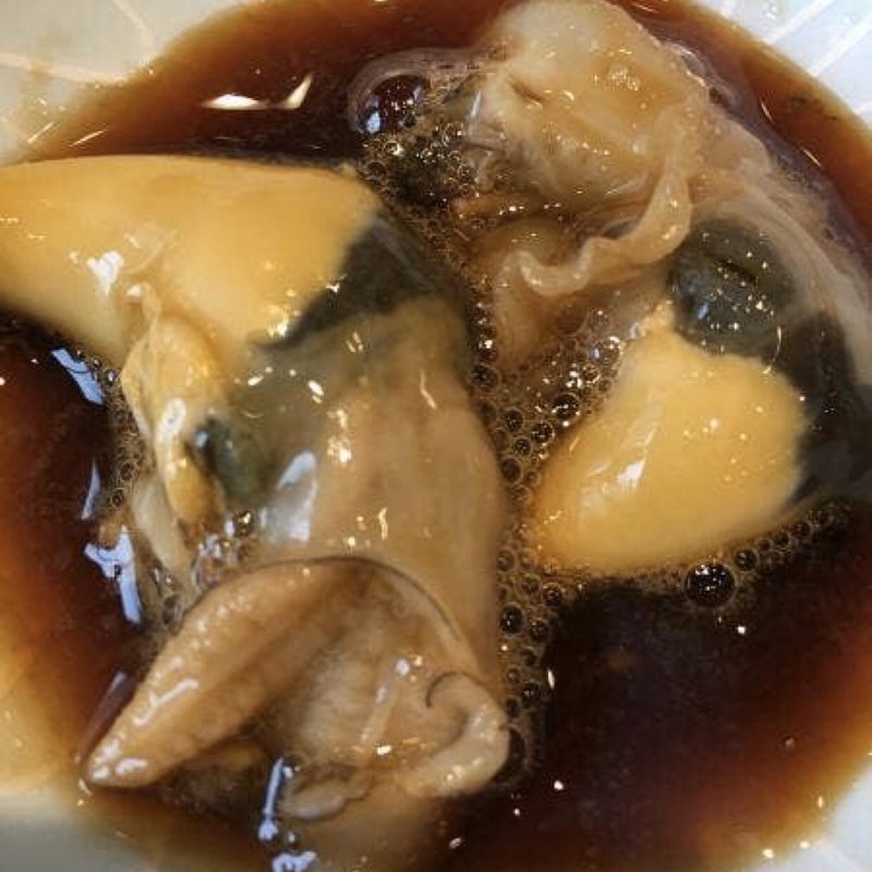 鮑の肝(くるくる寿司ほがらか亭)