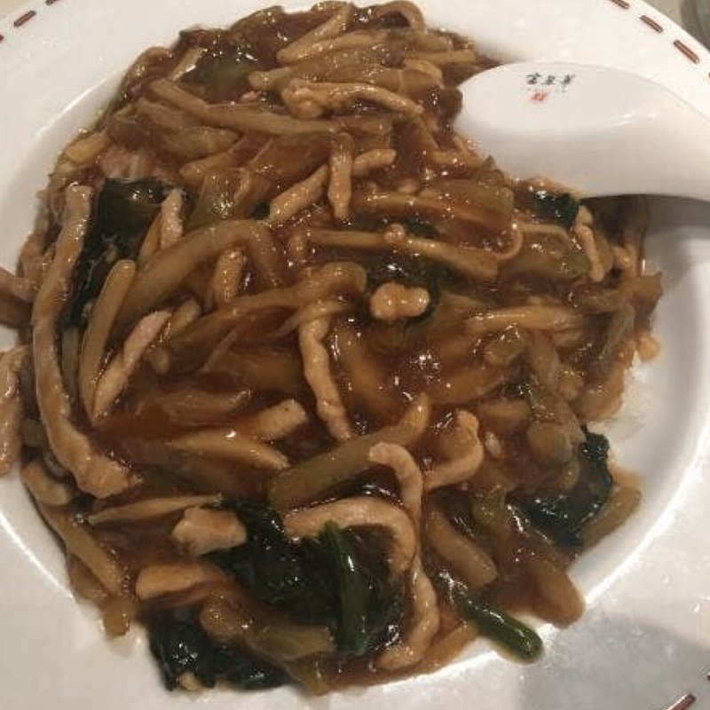 豚肉とザーサイのかけご飯大盛(中国飯店(チュウゴクハンテン) 三田店)