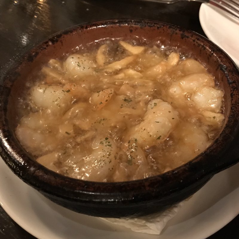 エビのアヒージョ(エル・ソル・デ・カタルーニャ)