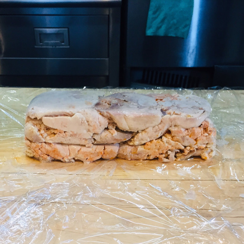 あん肝のラビコットソース(びすとろ ふうじん)