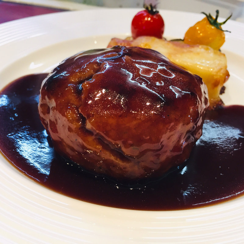 ハンバーグステーキ(びすとろ ふうじん)