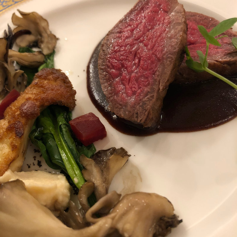 栃木和牛フィレのポワレ(中禅寺金谷ホテル)