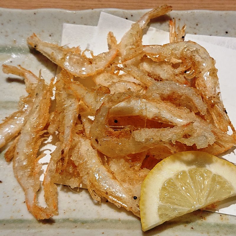 白えび唐揚げ(築地すし好 八重洲地下街店)