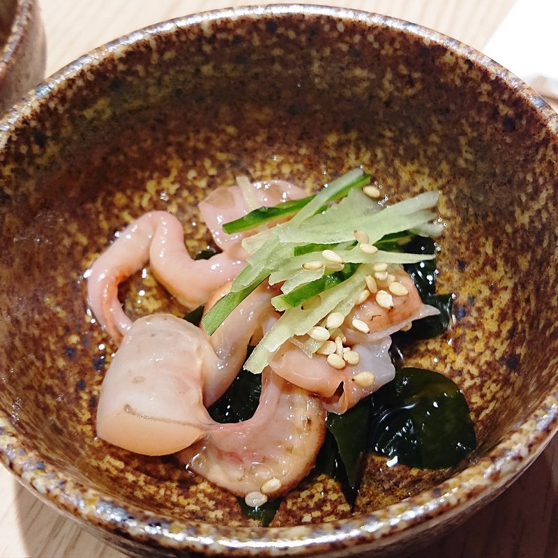 お通し(築地すし好 八重洲地下街店)