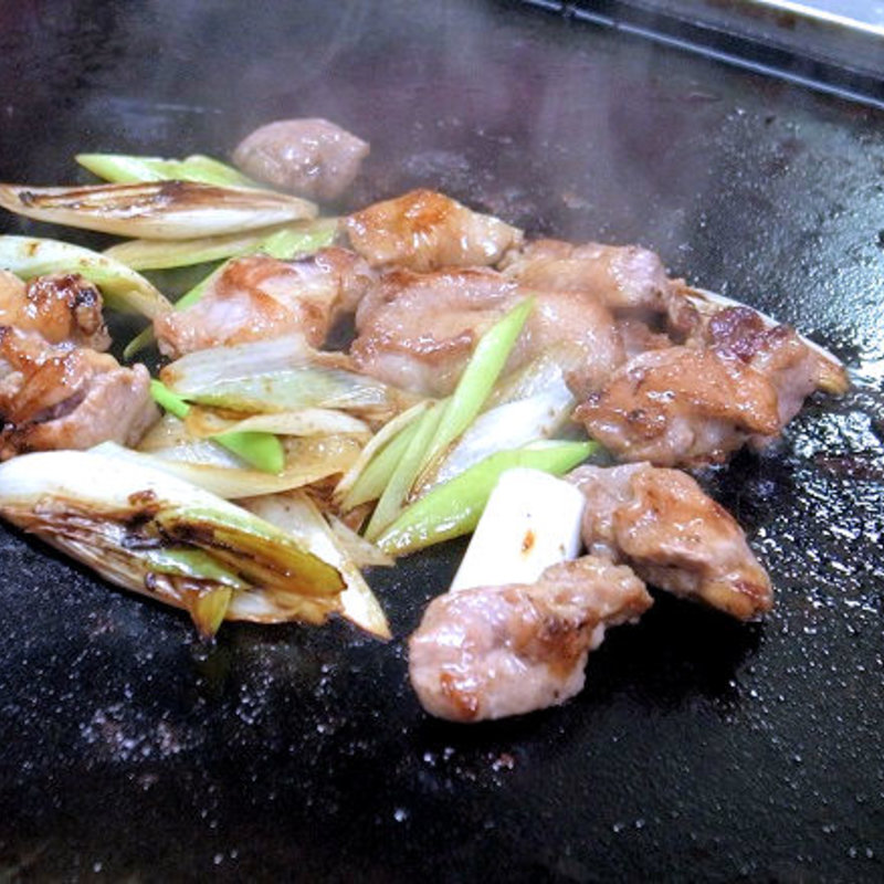 鴨ねぎ焼(浜作もんじゃ会館)