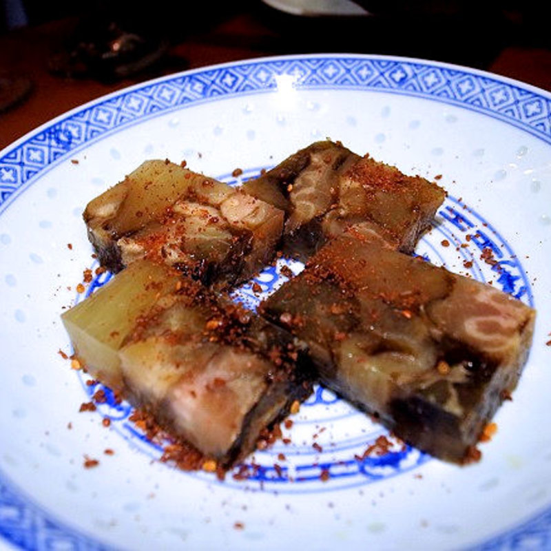 牛のアキレス腱の煮こごり(蜃気楼)