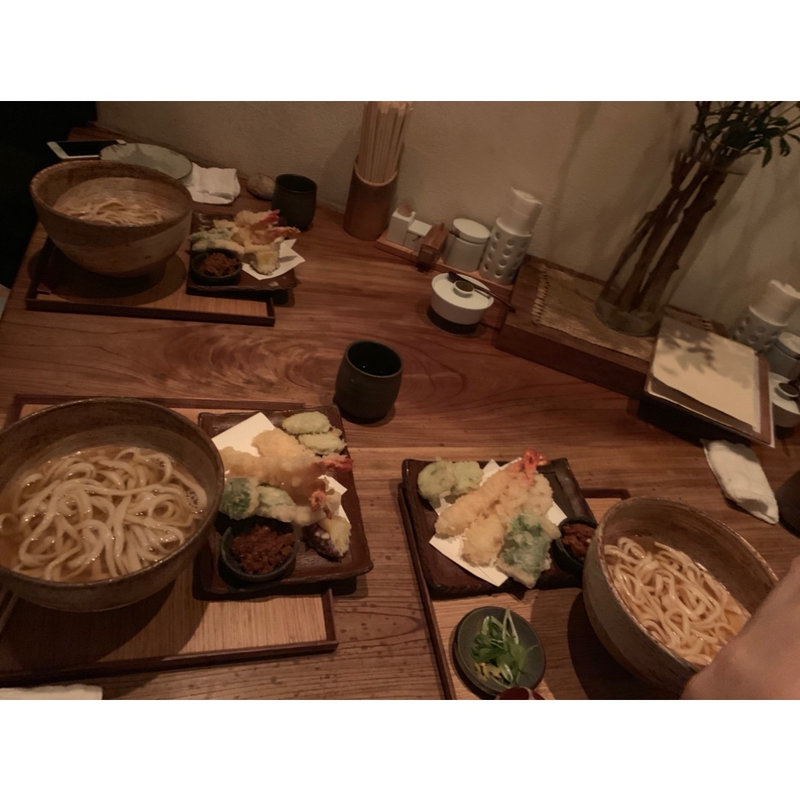 天ぷらうどん(うどん山長 恵比寿店)