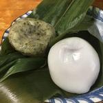 水大福と麩饅頭(深川伊勢屋 本店)