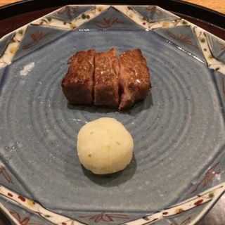 仙台牛香味焼柚子胡椒おろし(日本料理 太月)