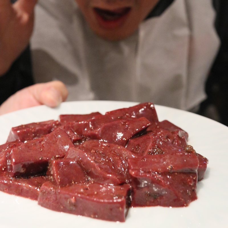 炙りレバー(赤坂らいもん)