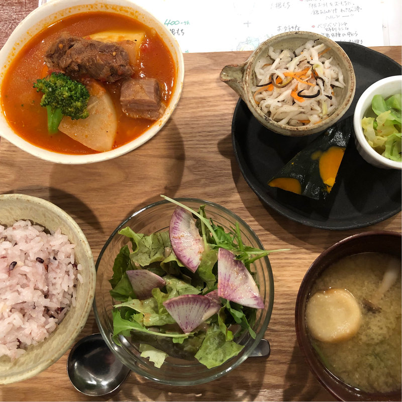 日替わりランチ（野菜たっぷりのトマトシチュー）(リザキッチン )