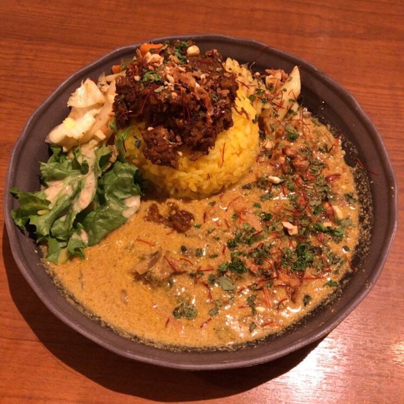 日替わり極カレー＆キーマカレーの2種盛り(極哩 2号店)