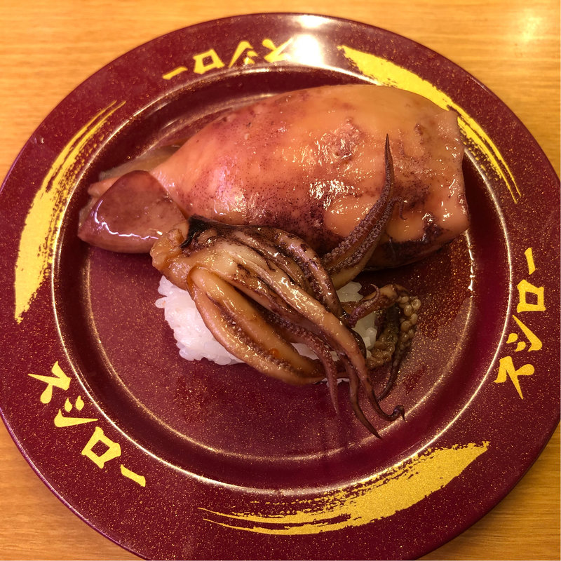 丸ごとイカ寿司(スシロー 枚方招提店)