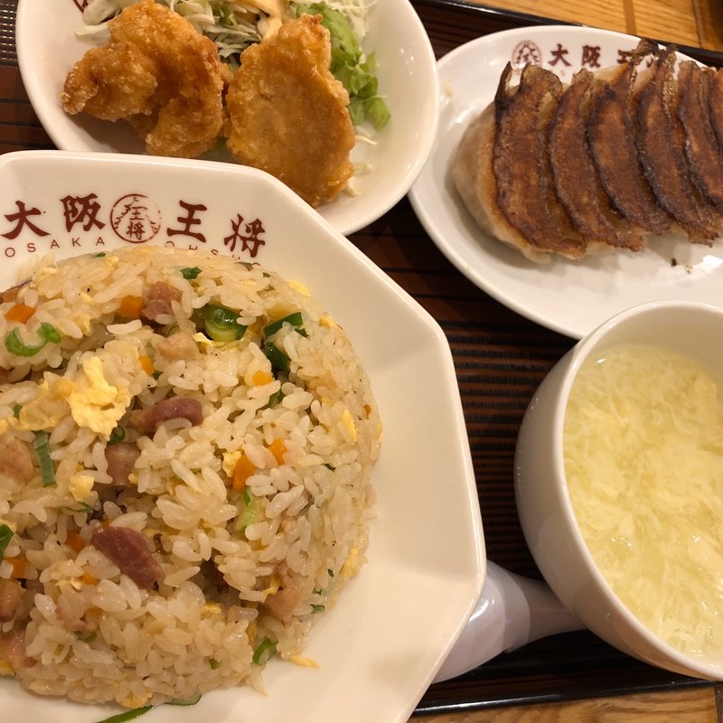 チャーハンと餃子定食(大阪王将 郡山桑野店 )