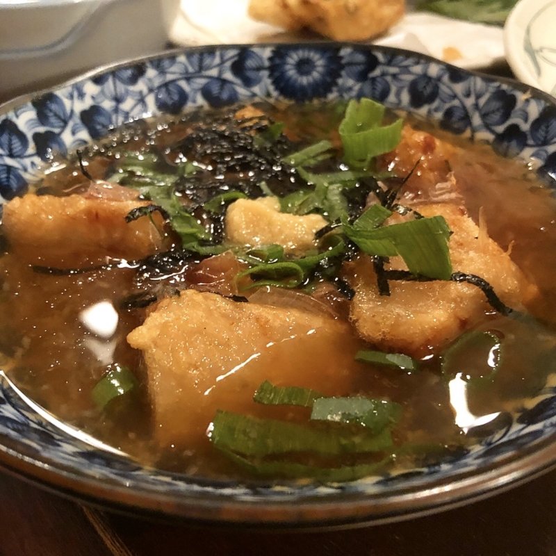 海老芋の揚げだし(居酒屋わや)