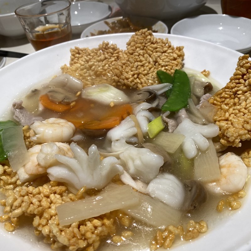 海鮮あんかけおこげごはん(謝甜記 貮号店)