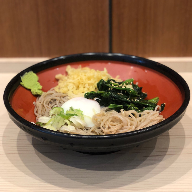 冷やし朝そば(そばの神田東一屋 駅前南町通り店 （そばのかんだとういちや）)