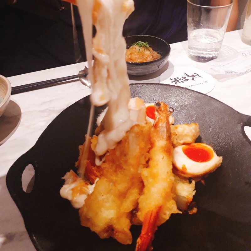 選べる天ぷらのラクレットチーズ(和チーズTENSAI)