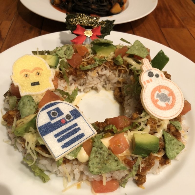 ホリデーリース・タコライス(丸の内カフェ ease)