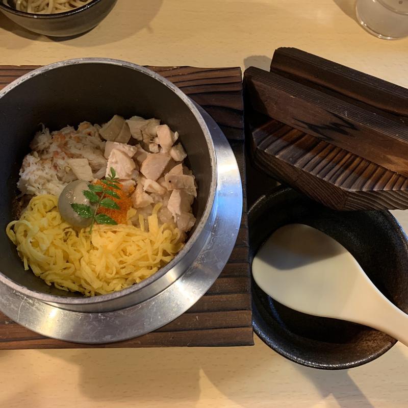 蟹の羽釜ごはん(蟹ラーメン専門店 香住 北よし)