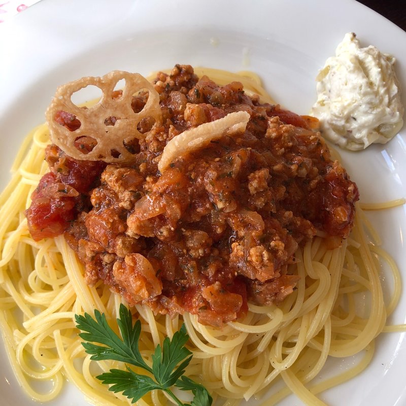 ミートソースのパスタ(モーニング 菜根本店 )