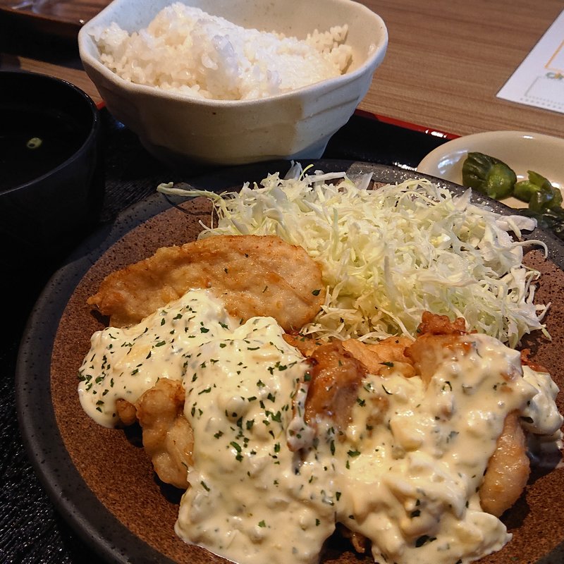 チキン南蛮定食(やきとりセンター 川崎リバーク店)