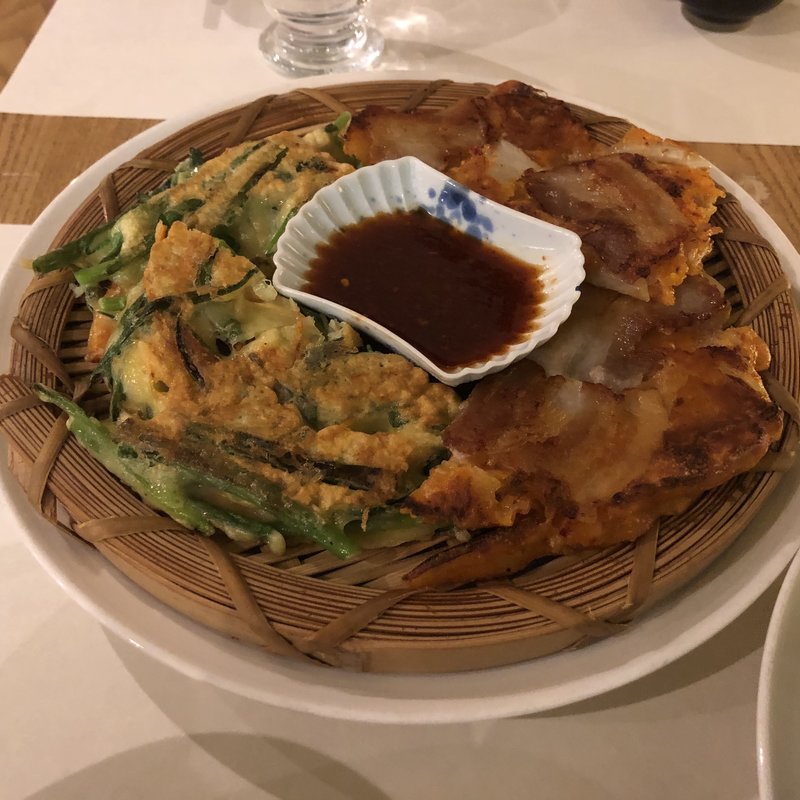 チヂミ定食(七階のナム)