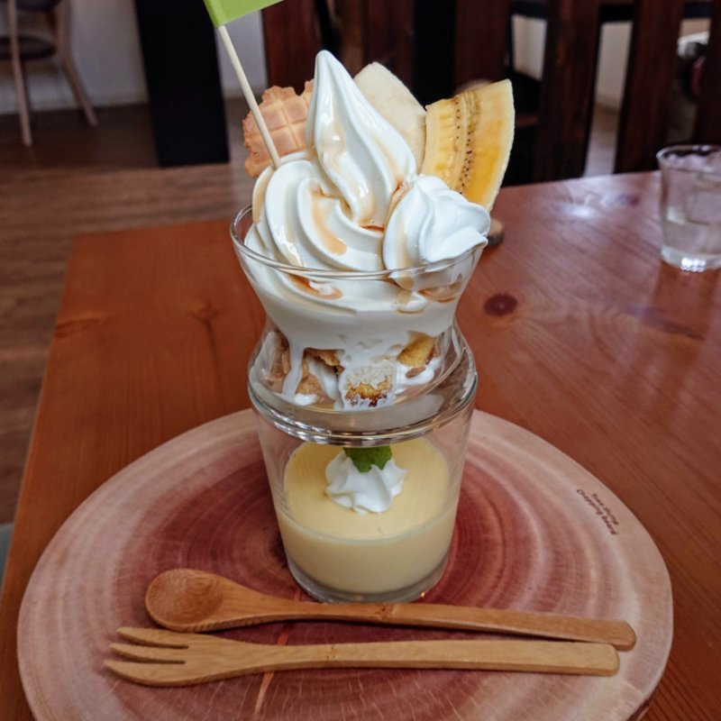 プリンパフェ(森のごはん。cafe)