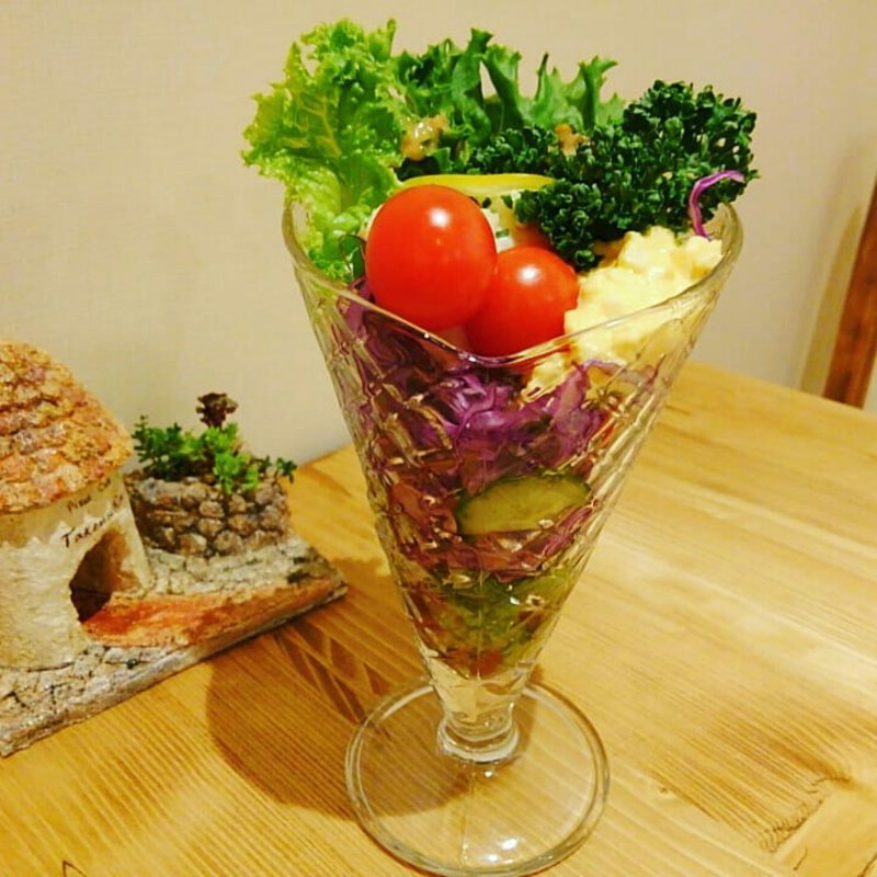 シンプルパフェサラダ(Pizza Cafe TakemuRa (ピザカフェタケムラ))