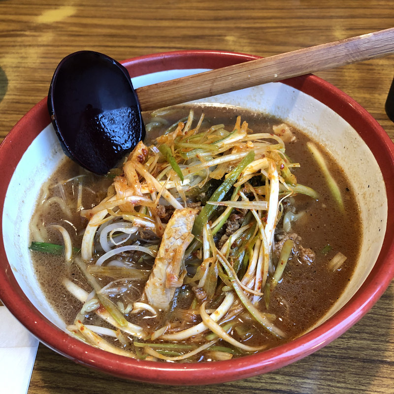 伊勢味噌 肉ねぎラーメン(麺場 彰膳 春日本店)