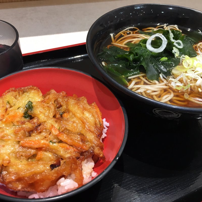 ミニかき揚げ丼セット(名代 富士そば 阿佐ヶ谷店 )