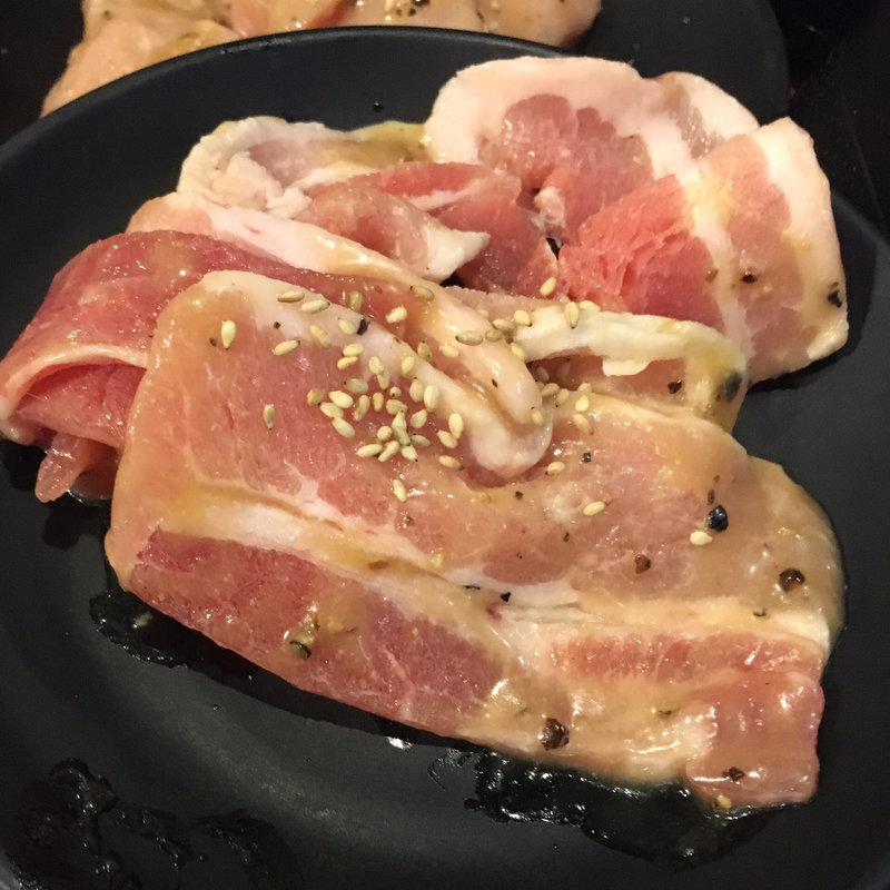 豚カルビ(七輪焼肉安安 千葉店)