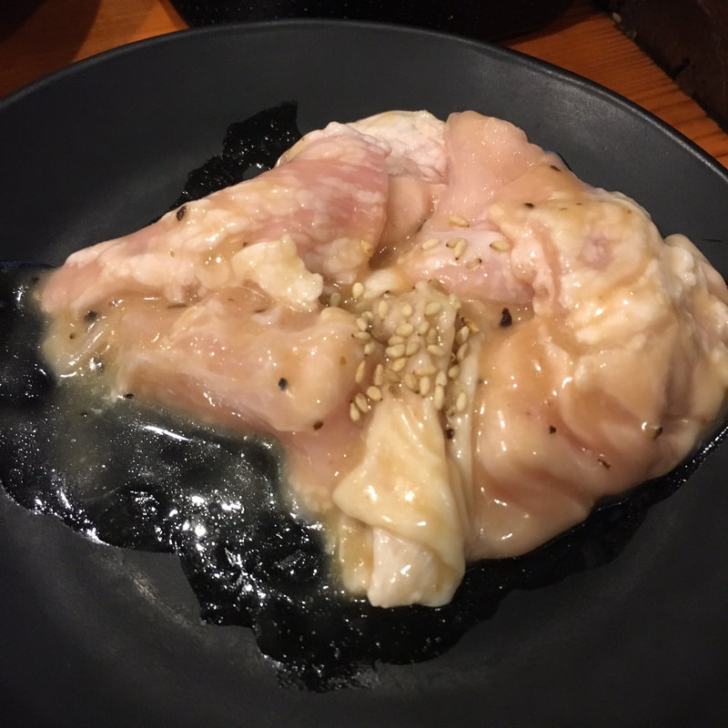 豚ホルモン(七輪焼肉安安 千葉店)