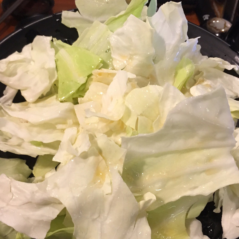 やみつきキャベツ(七輪焼肉安安 千葉店)