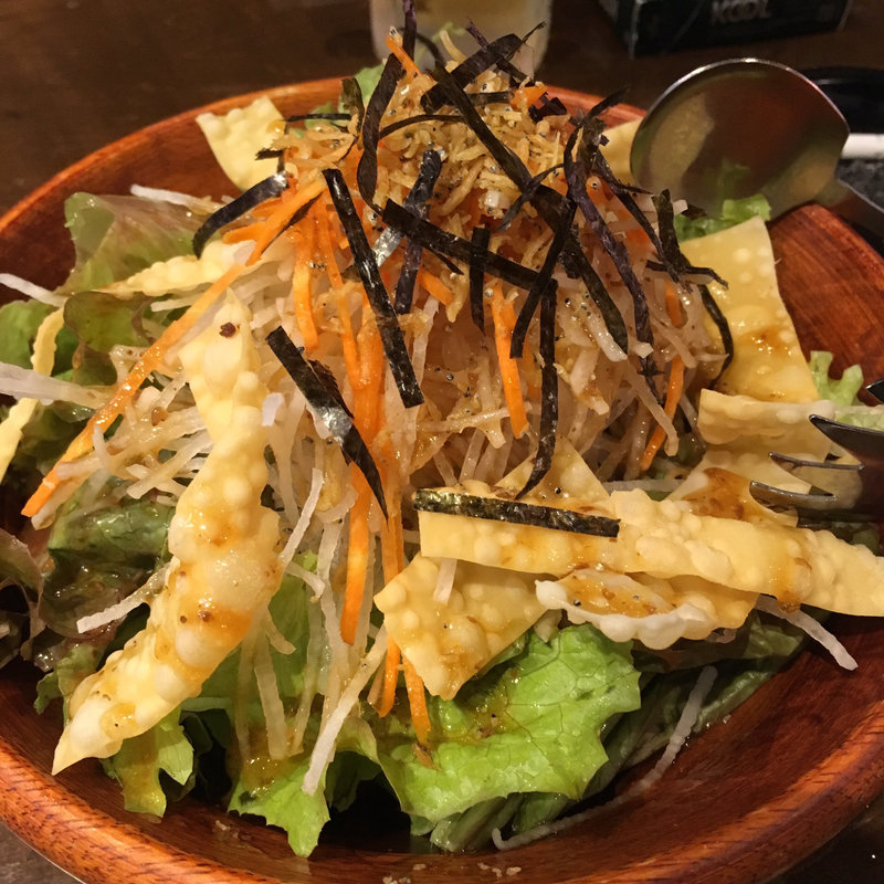 パリパリじゃこサラダ(伝助本店 （デンスケホンテン）)