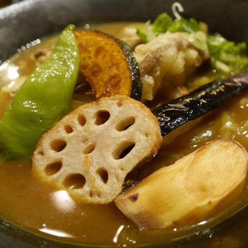 あげベジカレーうどん(旬野菜とおばんざい 掌)