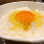 寿雀卵の玉子かけご飯(櫻井中華そば店)