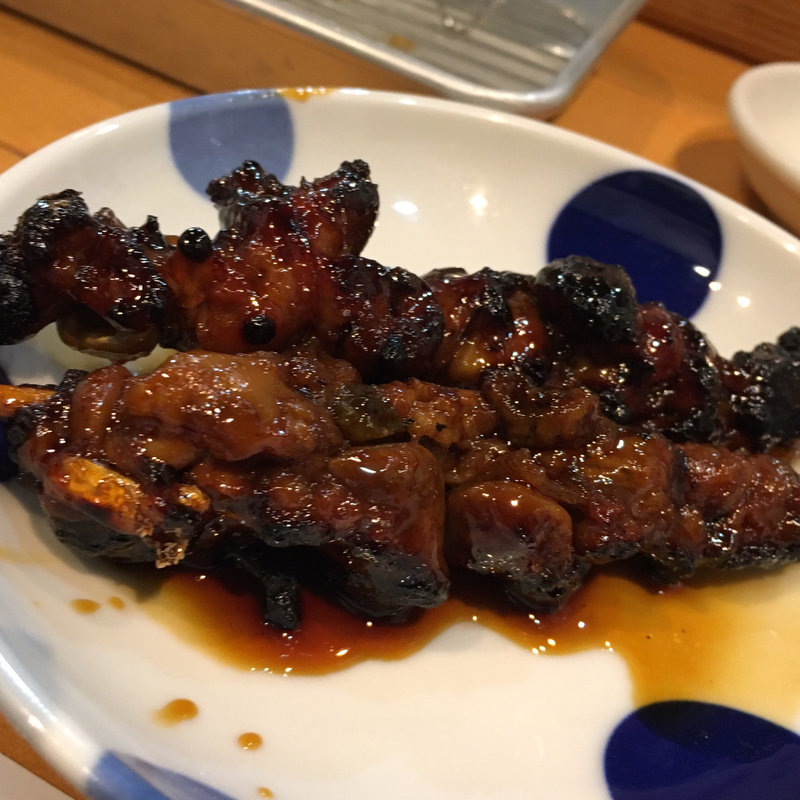 うなぎの肝串(大衆酒場まるは)