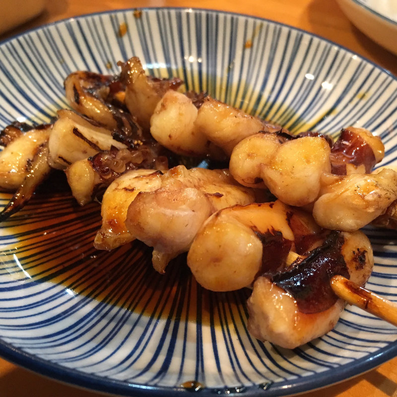 赤いかげそ焼き(大衆酒場まるは)