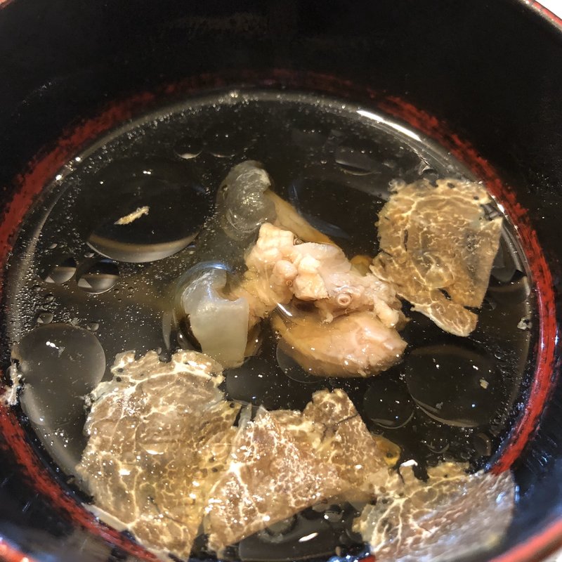 スッポンと白トリュフのお椀(山猫軒)