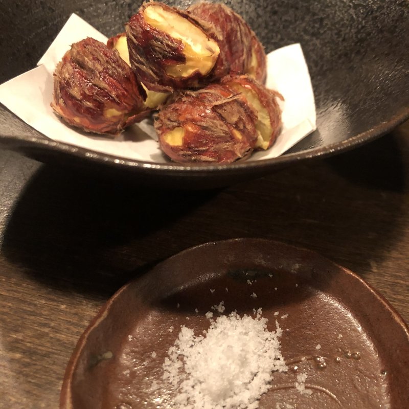 栗の素揚げ(タツノコ)