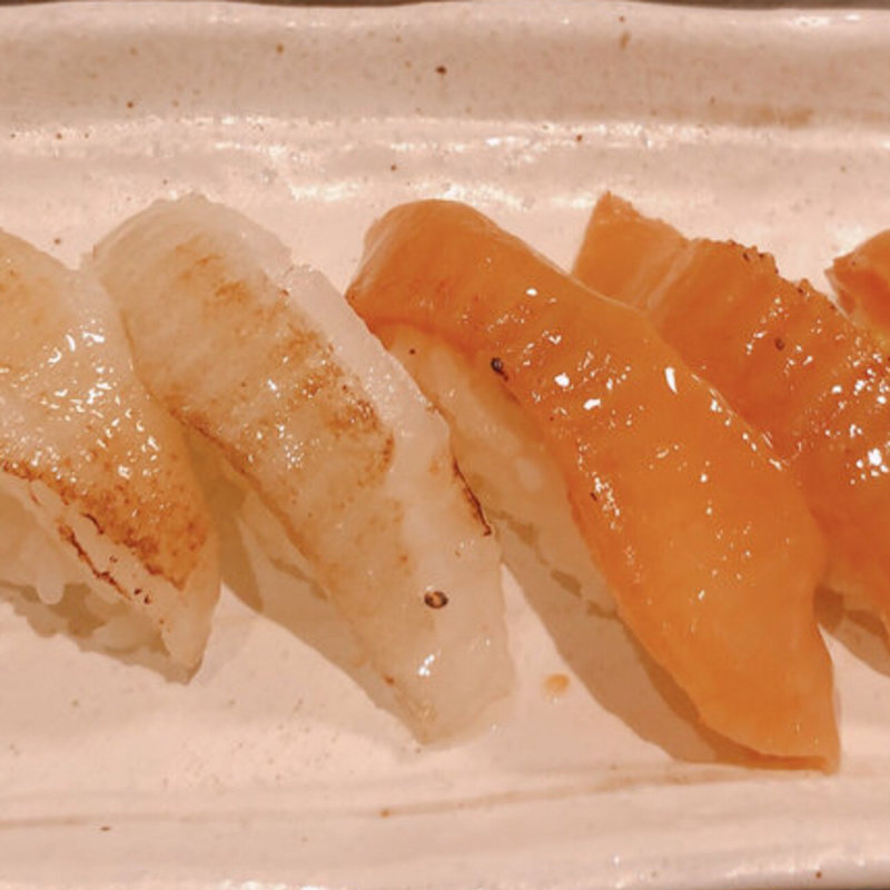 炙りえんがわ 炙りえんがわ三升漬け(うまい鮨勘 熱海支店)