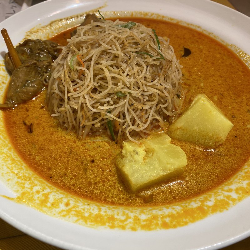 ヌードルカリーセット(スリランカふくおか大名店)