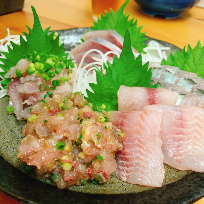 朝どれ地魚刺身定食(海女食堂 （アマショクドウ）)