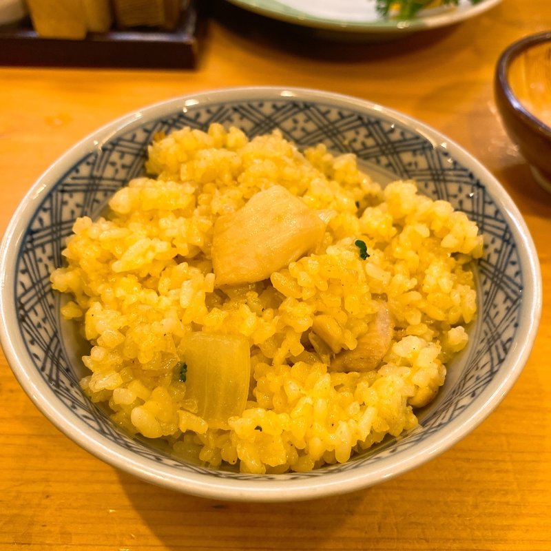 ドライカレー＆鶏スープ(銀座 鳥繁)