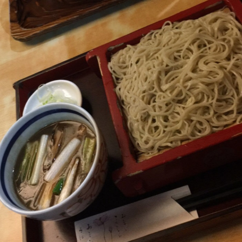 鴨せいろ(更科そば)